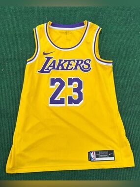 Nike NBA Los Angeles Lakers Icon Edition LeBron James 2022/23 Jersey Large